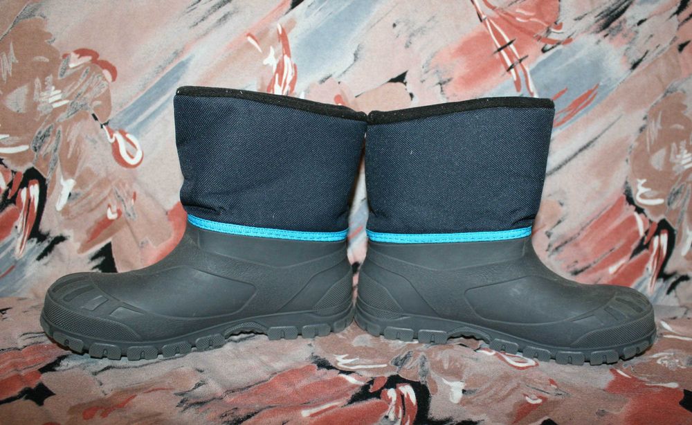 Чоботи гумові утеплені сапоги резиновые Quechua Snow 32-33 р