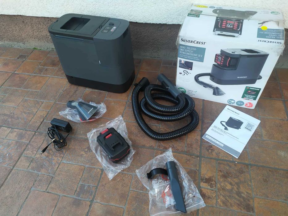 Odkurzacz Piorący Akumulatorowy Do Czyszczenia Tapicerki SILVERCREST