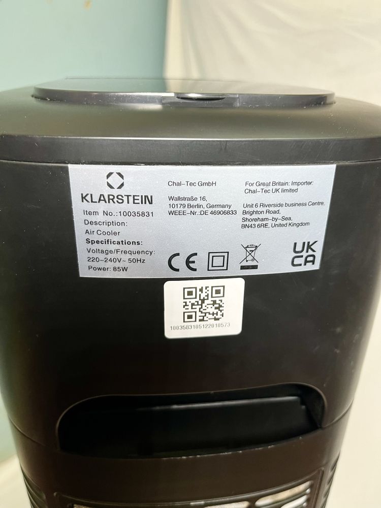 Охладитель-вентилятор KLARSTEIN Polar Tower Smart Fan