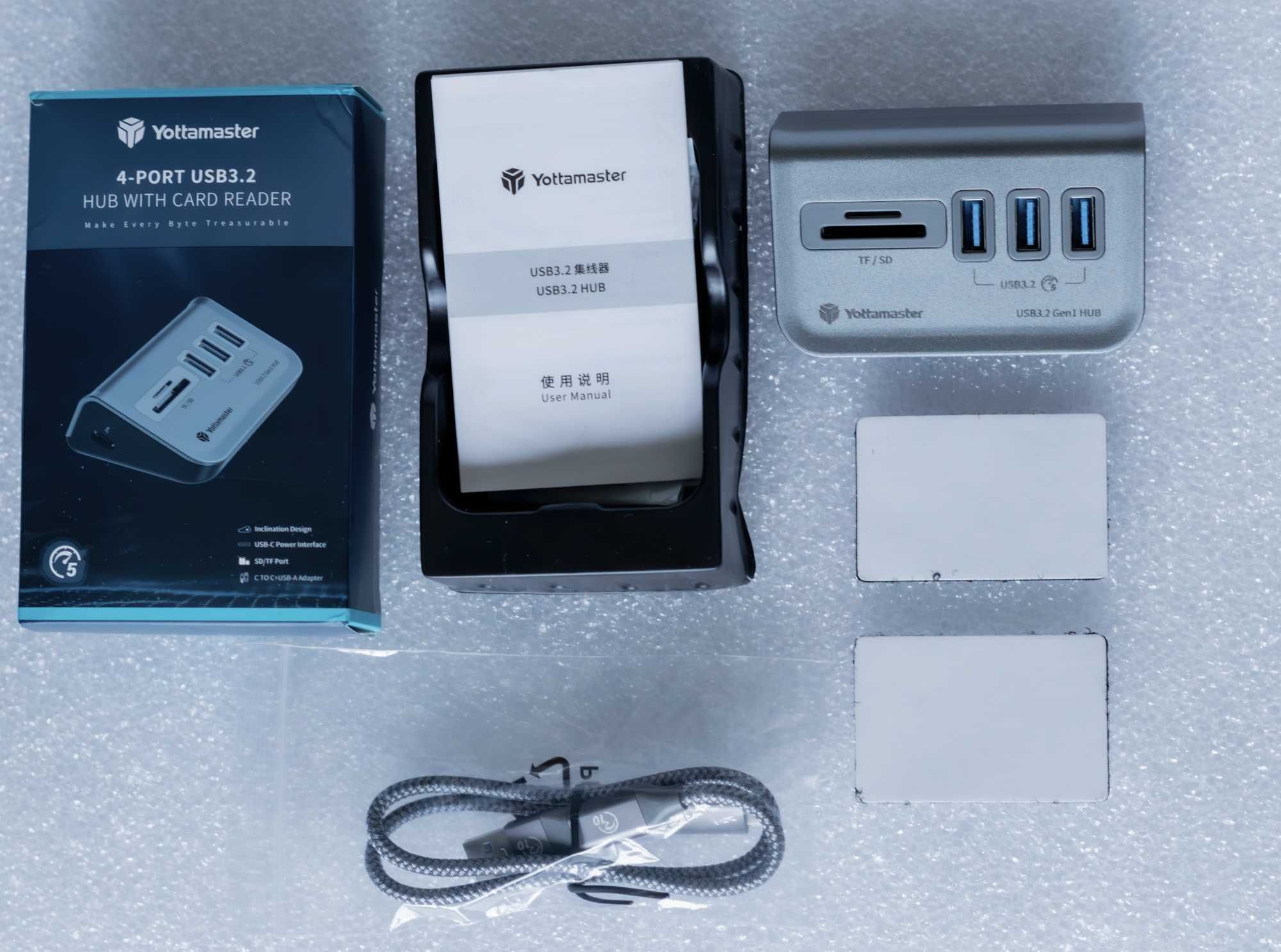 Док-станція, USB типу A C Yottamaster 7 концентратор багатопортовий