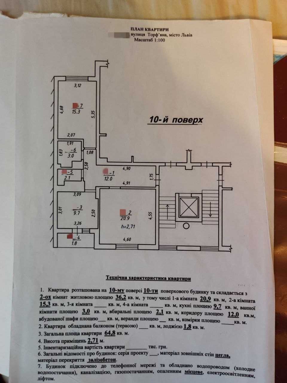 Продаж квартири Новобудова! вул. Торф'яна