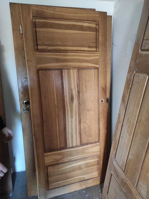 Drzwi drewniane dębowe