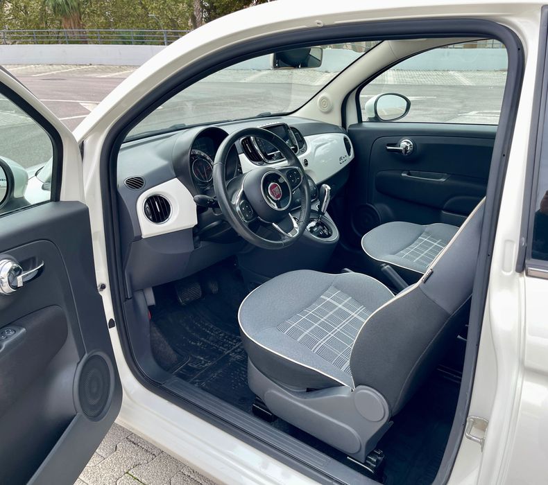 Fiat 500, ano 2016, gasolina 1.2, automático