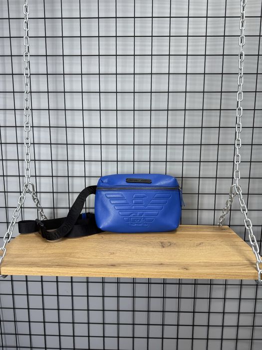 Чоловіча бананка сумка на пояс Emporio Armani