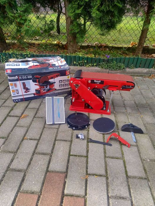 Szlifierka taśmowo tarczowa stołowa HEKULES H-DS 400