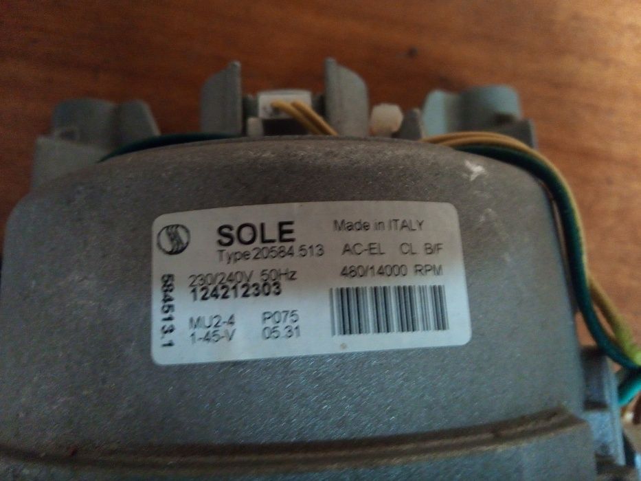 Motor Maquina lavar Sole 20584