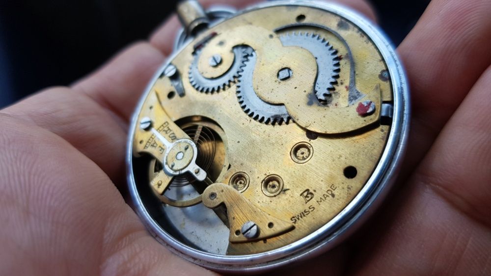 Старинные часы карманные Tegrov!Swiss made/Швейцария.