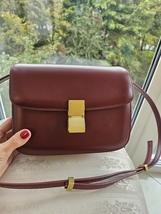 Сумка-бокс шкіряна, дизайн Celin