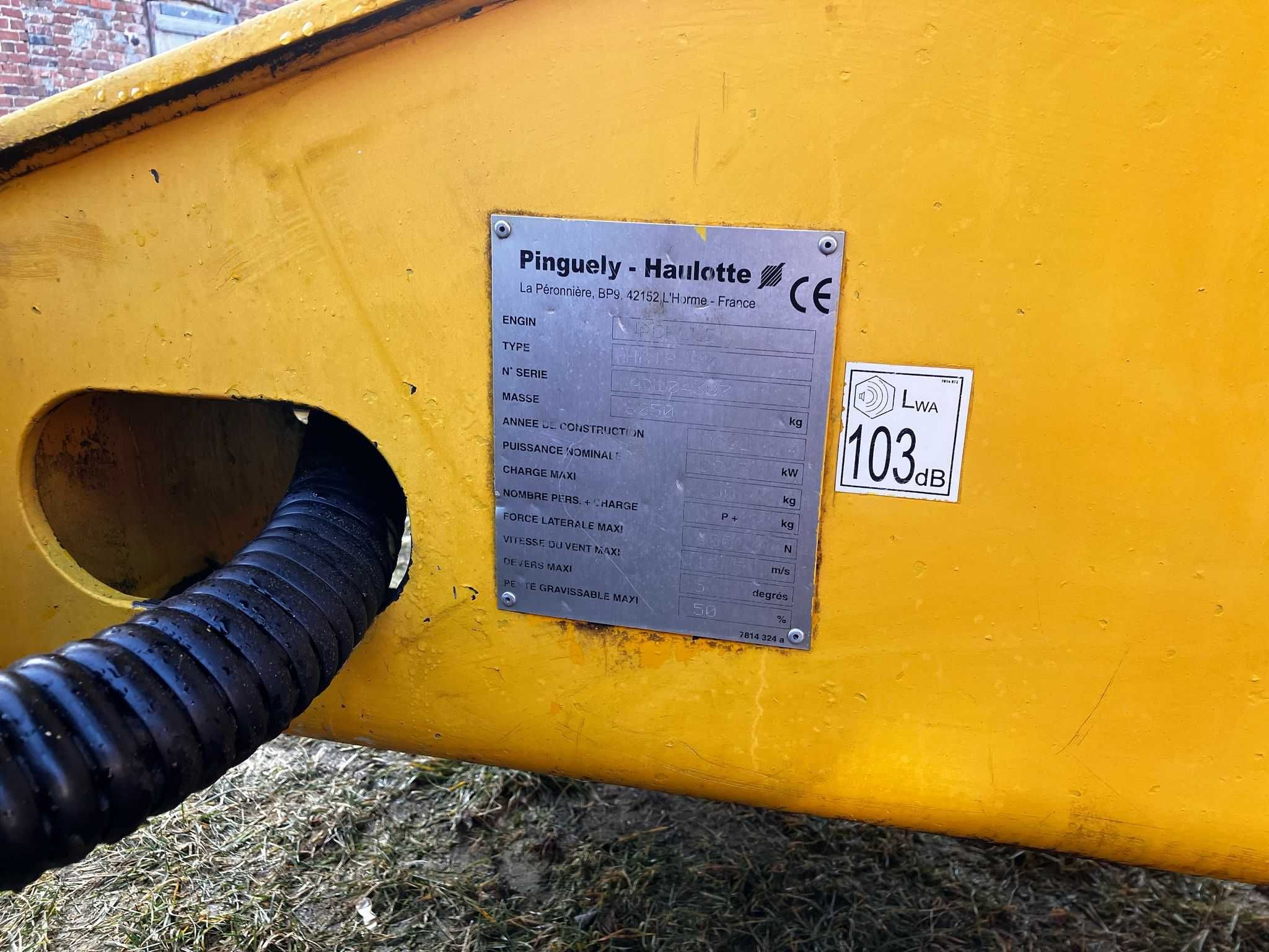 Podnośnik koszowy 18m Haulotte 18PX
