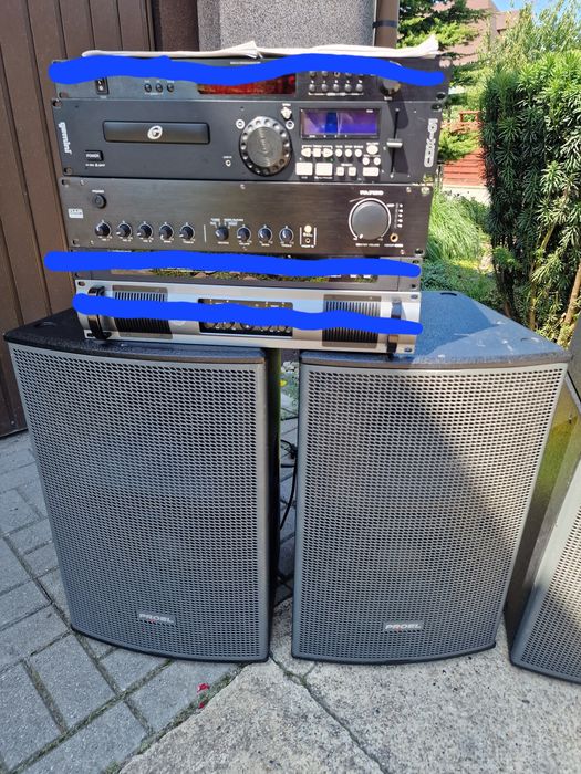 4 kolumny dwie Proel net-12p dwie net-10p ,super stan cena za 4 sztuki