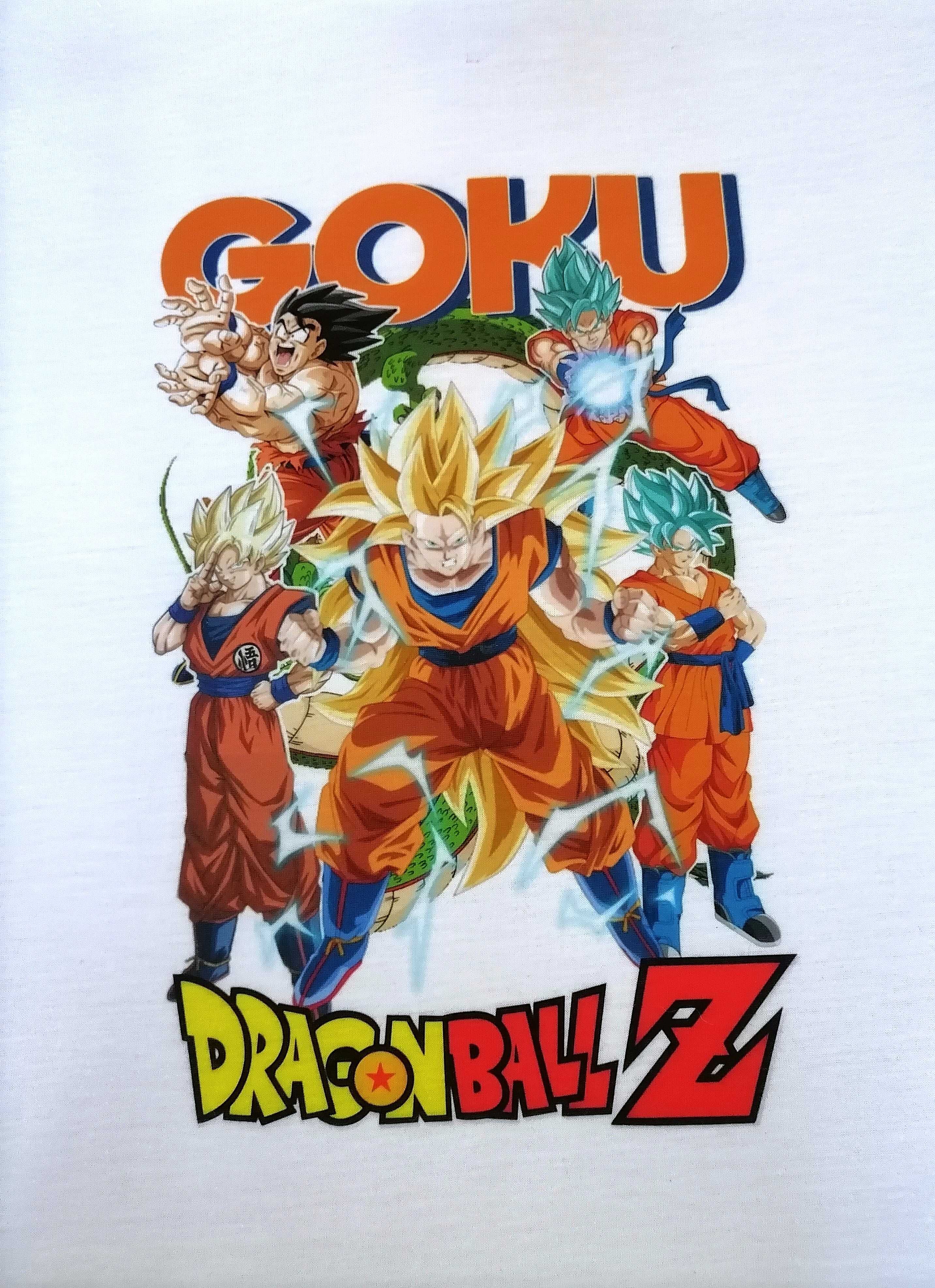 T-shirt Anime Manga Dragon Ball Vegeta Goku Death Note