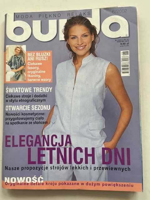 żurnale Burda z wykrojami zestaw 7 sztuk