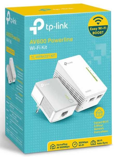 Conjunto Powerline TP-Link AV600 + TP-Link Extender – Excelente Estado