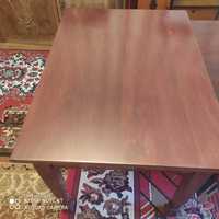 Stary odnowiony stół brązowy 80/100+ 47 X2 rozkladany