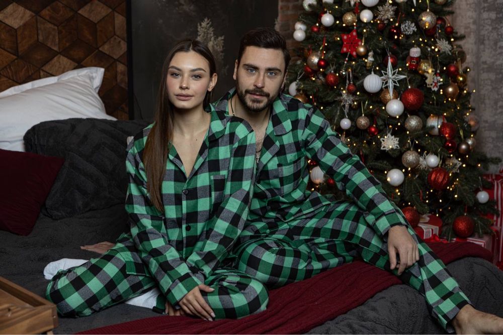 Фланелева піжама жіноча унісекс