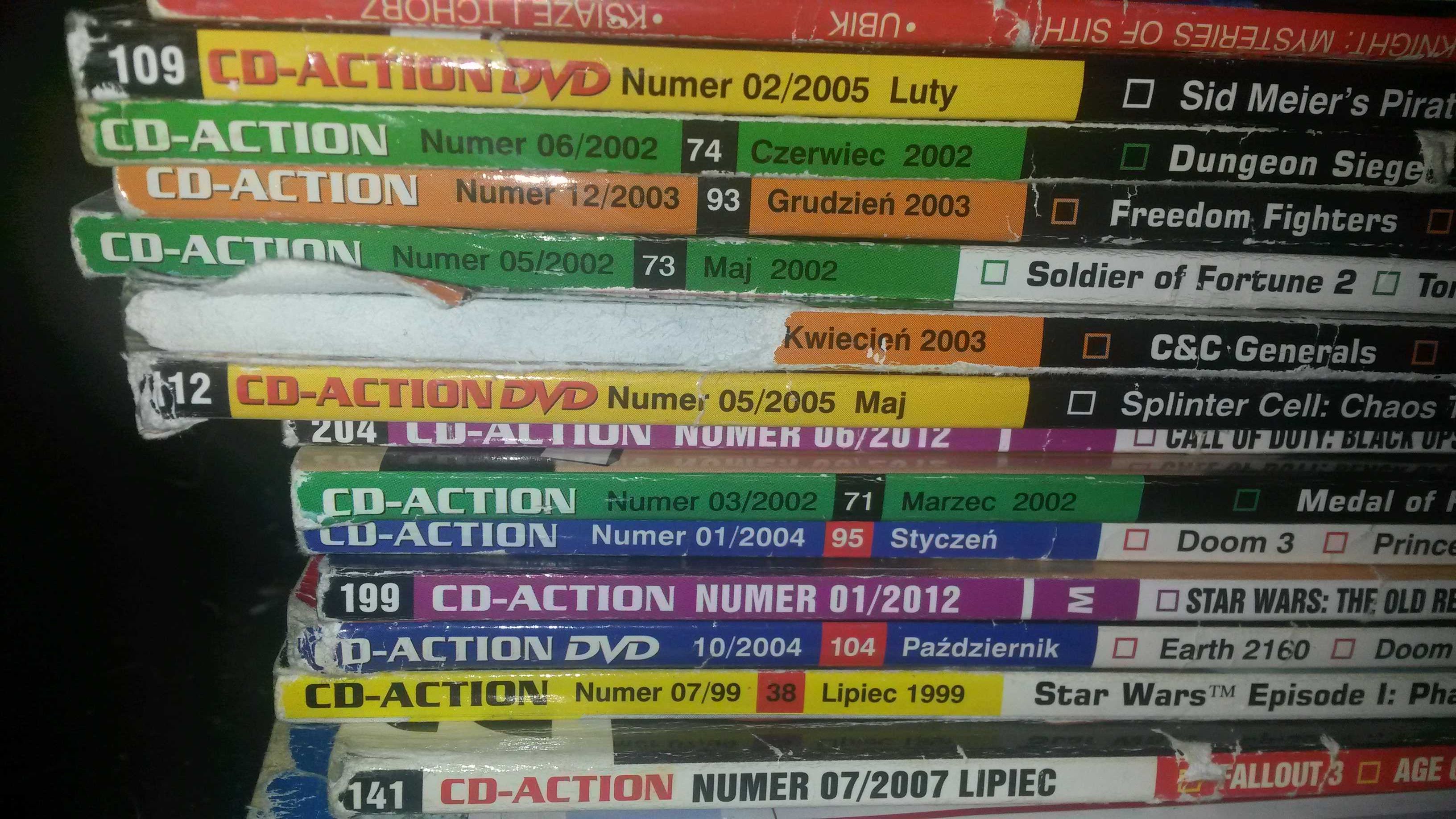 Gazetki stare roczniki magazyn CD Action 2004.2005.2006 różne numery
