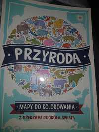 Przyroda mapy do kolorowania