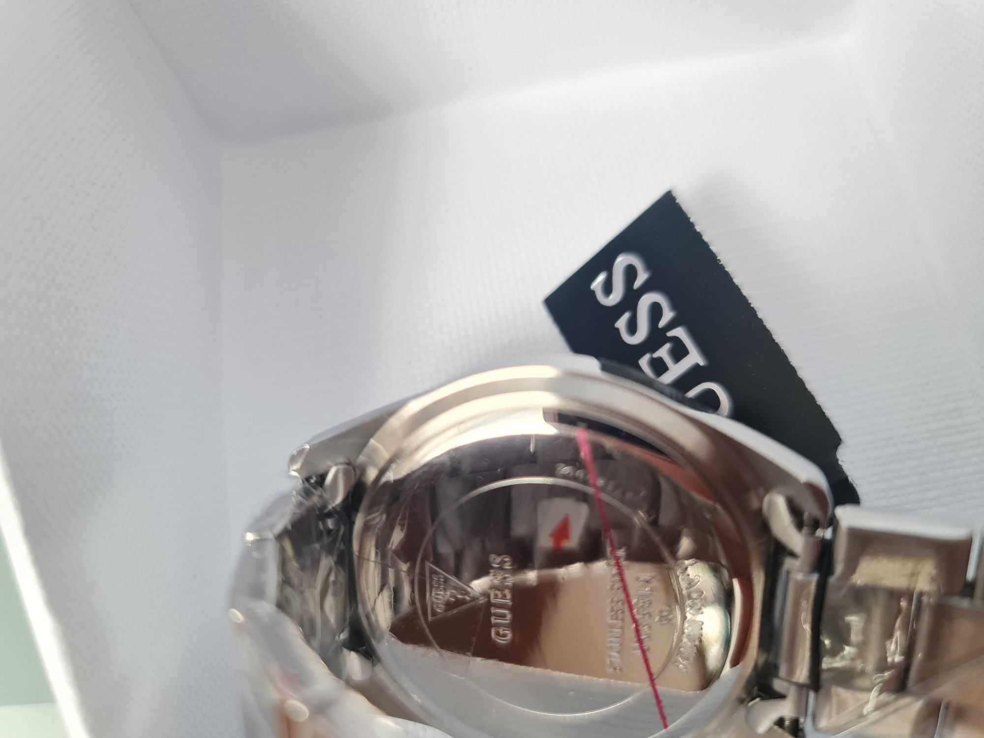 Relógio de quartzo em aço G Mix GUESS Tam. Unico - Prateado - NOVO
Com