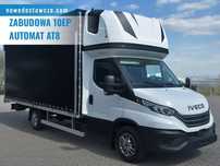 Iveco Daily automat 35S18 zabudowa 10EP międzynarodowa  10EP plandeka kurnik burtofirana reg dachu +30cm 4900x2200x2300
