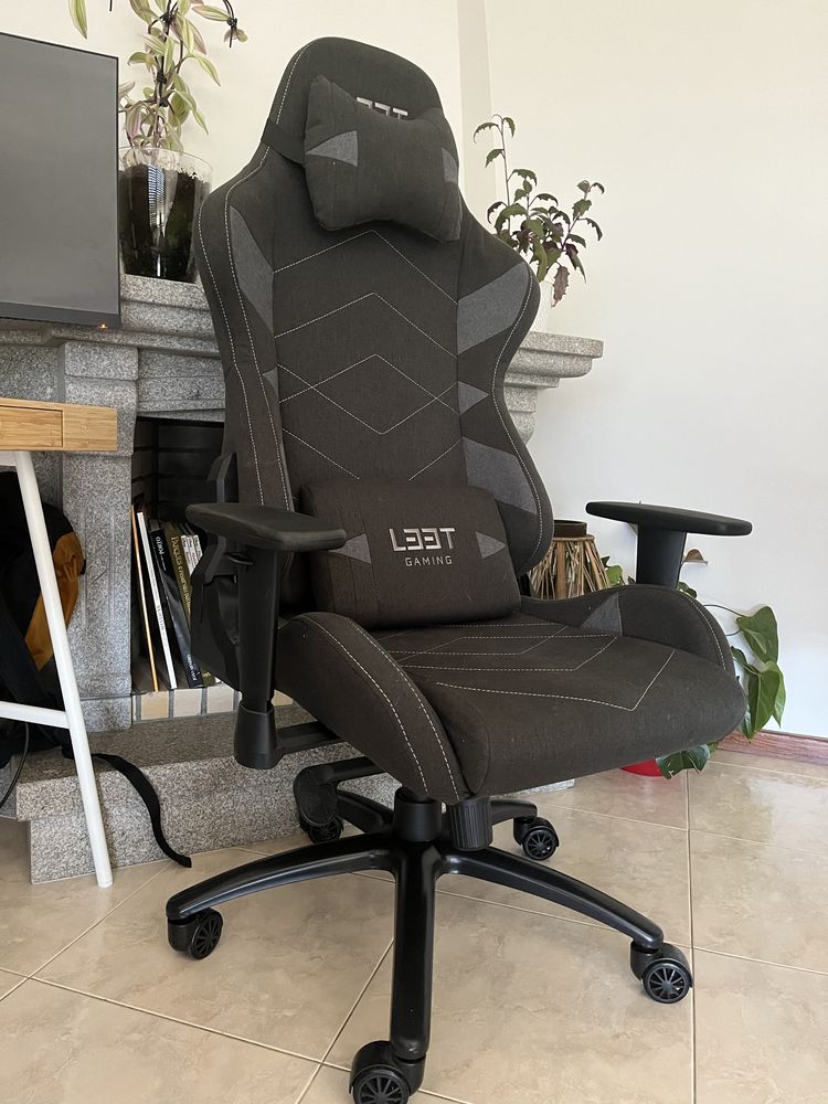 Cadeira Gaming L33T Elite V4 cinza