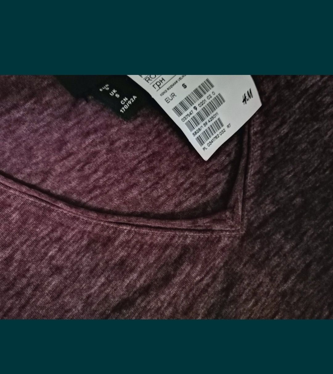 H&M _ nowa z metką. Koszulka bluzka t-shirt  typu basic, prosta
