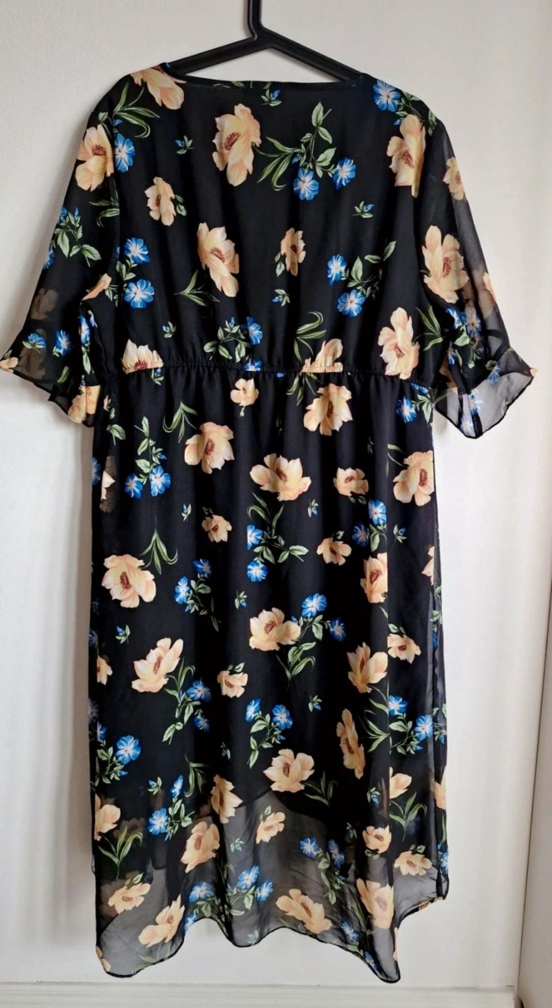 Sukienka w kwiaty floral roz. 46, New Look, maternity, plus size