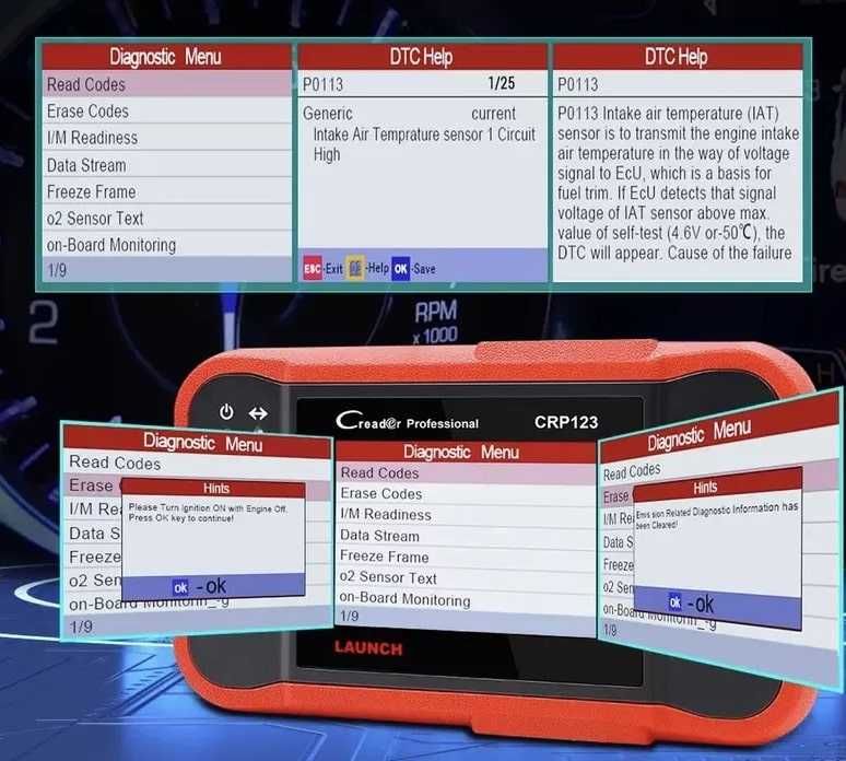 Máquinas Diagnóstico Ligeiros NOVAS Completas ABS Airbag