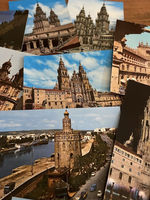 Lote de Postais antigos Portugal e Espanha