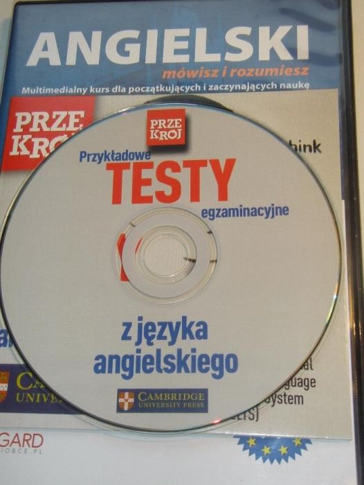 Multimedialny kurs angielskiego + 2 kasety wersja amerykańska+ gratis