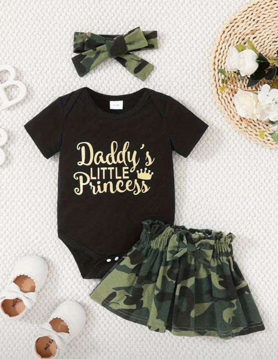 Nowy 3-częściowy komplecik dla dziewczynki 74-80