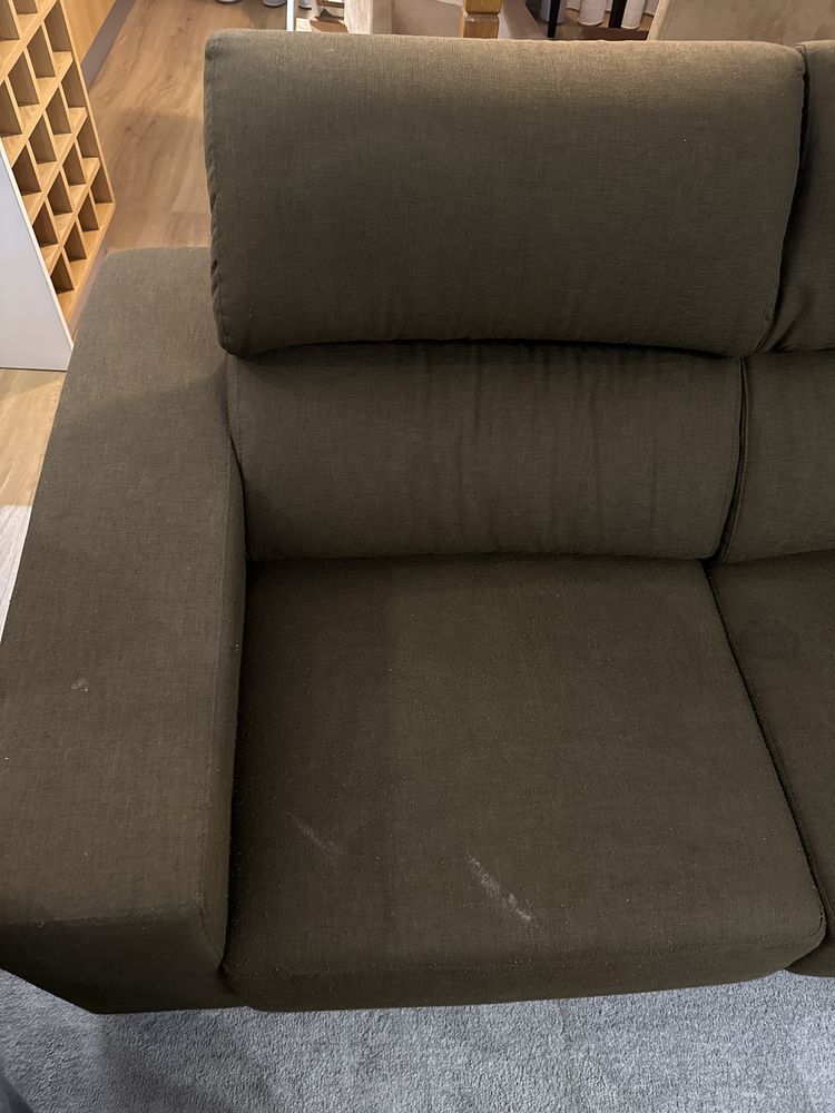 Sofa 3 lugares com chaise long - Usado