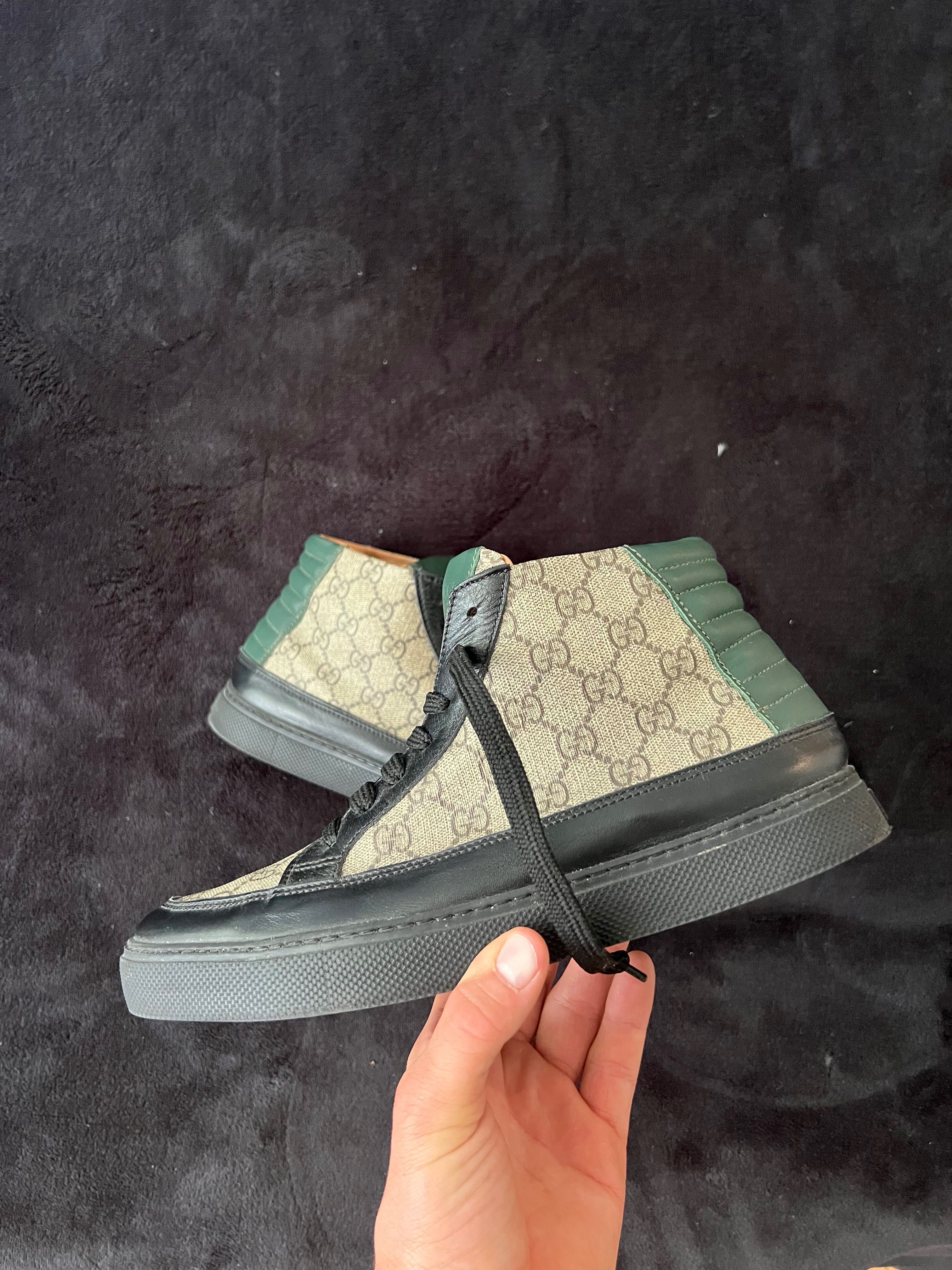 Wysokie trampki sneakersy gucci 42 logo