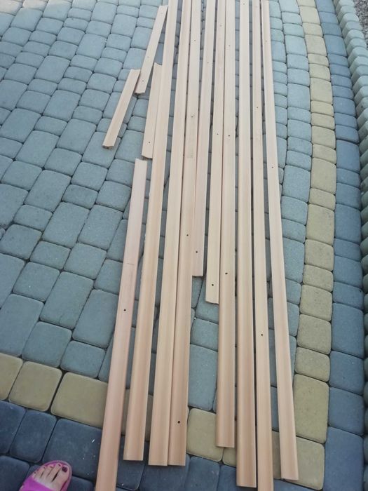 Listwy przypodłogowe z demontażu i nieużywane jasny buk