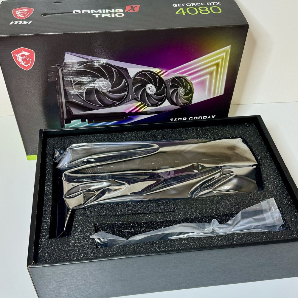 Відеокарта MSI GeForce RTX 4080 GAMING X TRIO 16 ГБ GDDR6X 256 біт