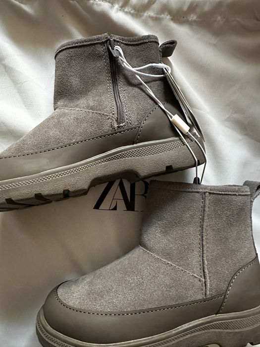 Нові шкіряні черевики ( ботинки, хайтопи ) Zara 22 р, 23 р, 24 р