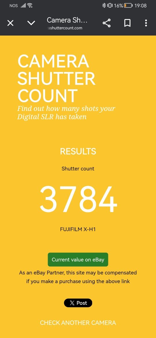 Fujifilm X-H1 + grip