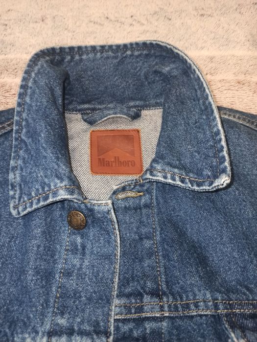 Джинсова куртка Marlboro Classics S-M унісекс мальборо вінтаж С-М