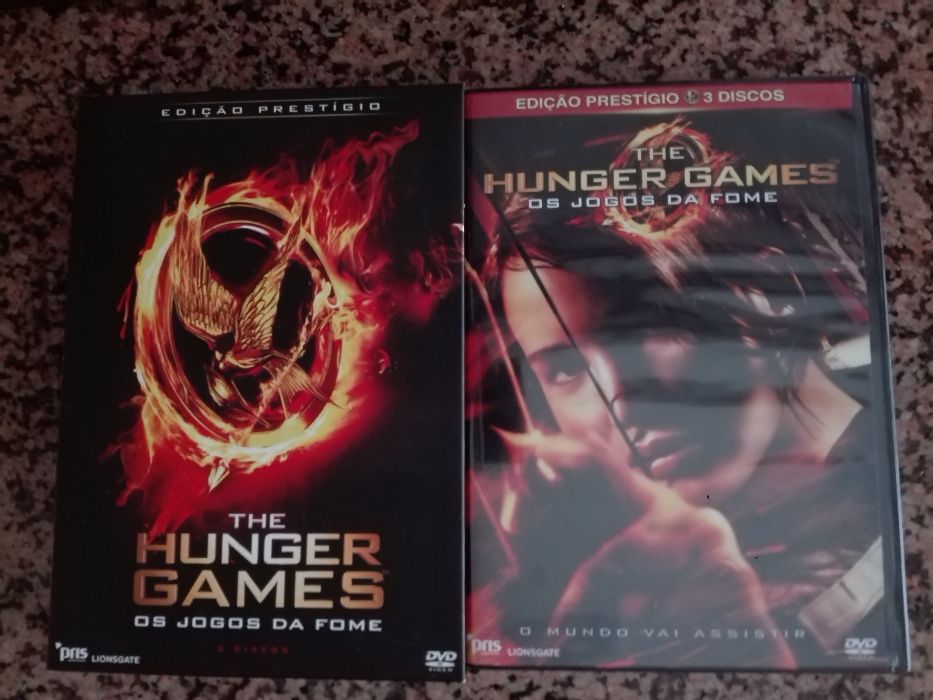 Filme The Hunger Games/Os Jogos da Fome Edição Prestígio c/ 4 postais