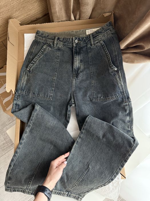 Вінтажні вільні джинси с м л