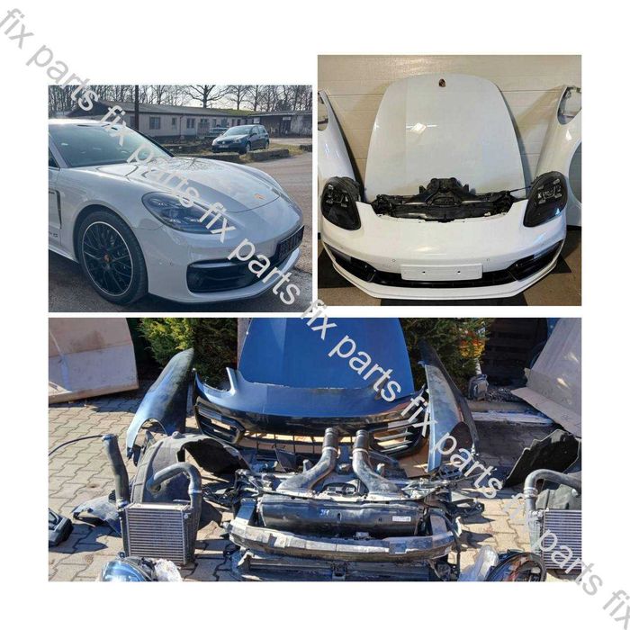 Фары Porsche Taycan Sport Turismo 4S LED ориг + решетка, крыло, бампер