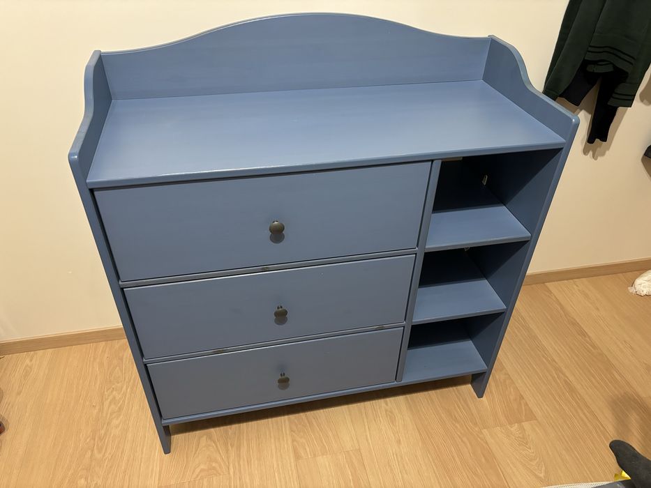 Meble dzieciece IKEA trogen, komoda, szafa łóżko rosnace, drewno