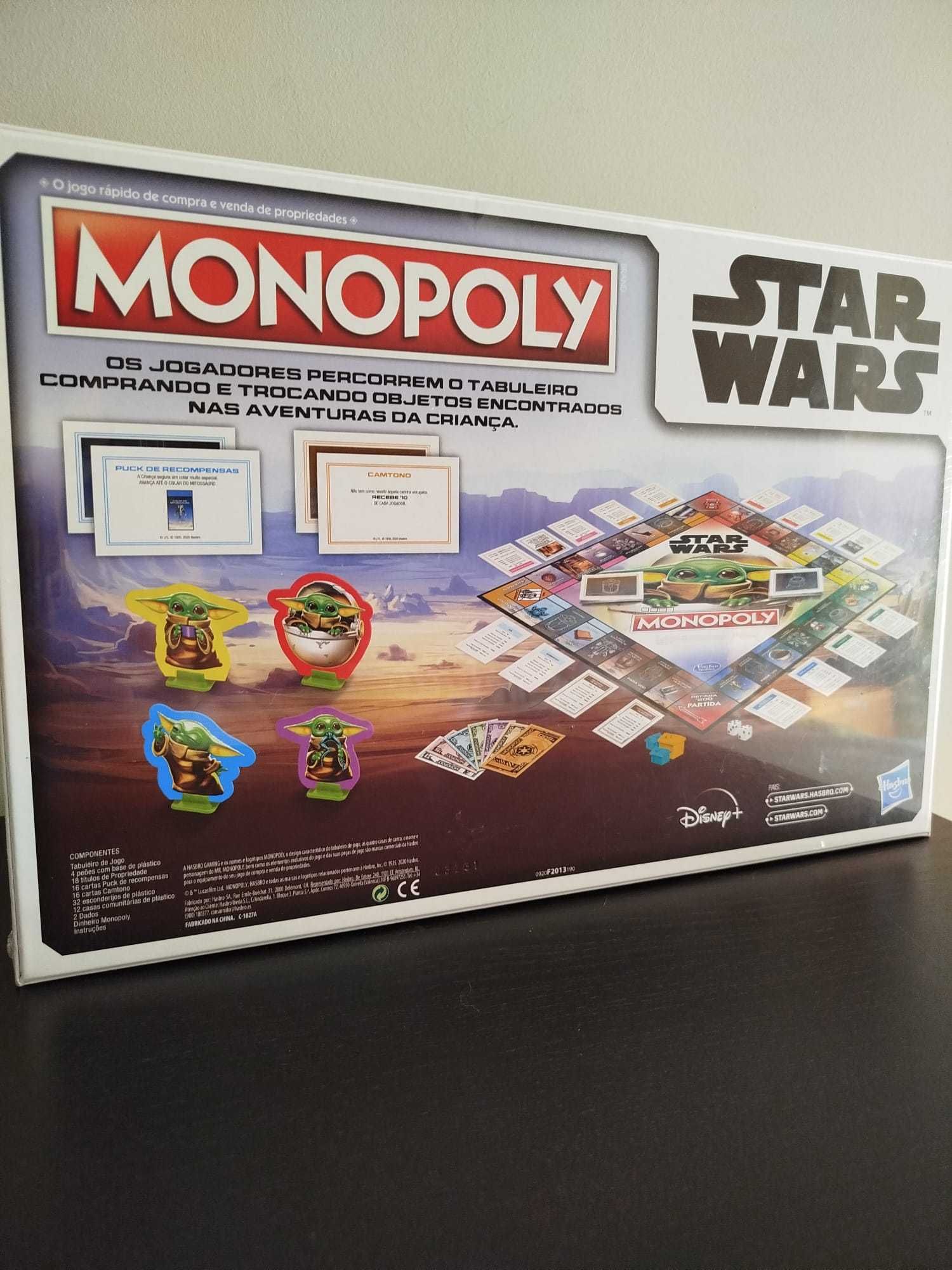 Monopoly Star Wars Mandalorian (Baby Yoda) — Novo Selado