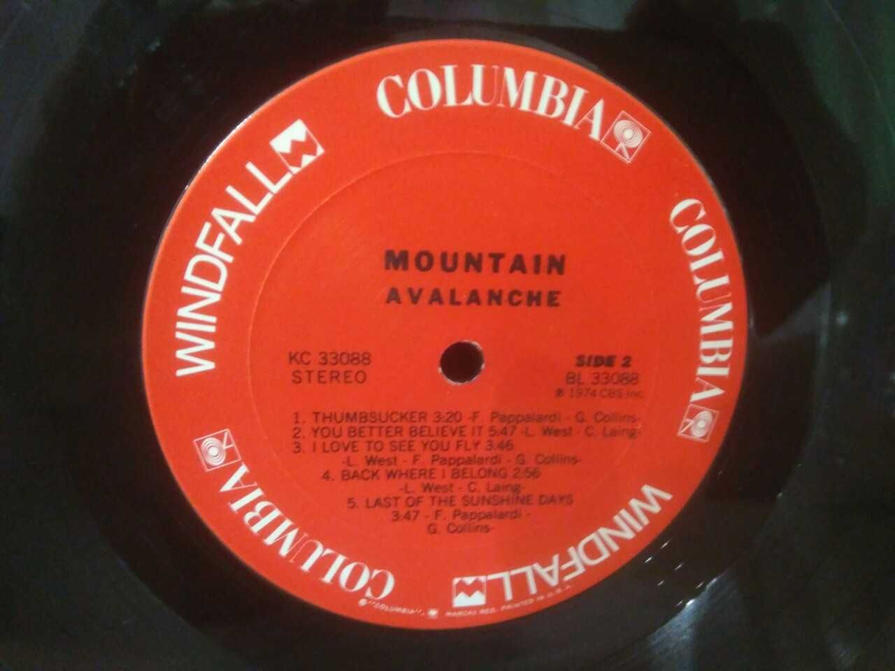 Вініл американського рок-гурту Mountain (2 платівки)