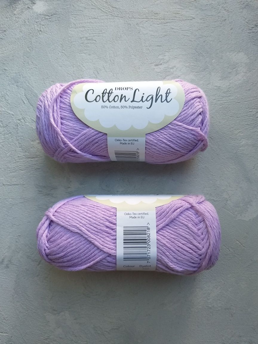 Пряжа для вязания Drops Cotton Light