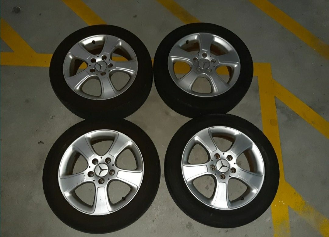 Vendo jante 16" mercedes com pneus