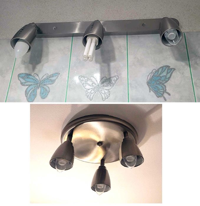 Lampa żyrandol kinkiet oświetlenie - komplet 2szt.