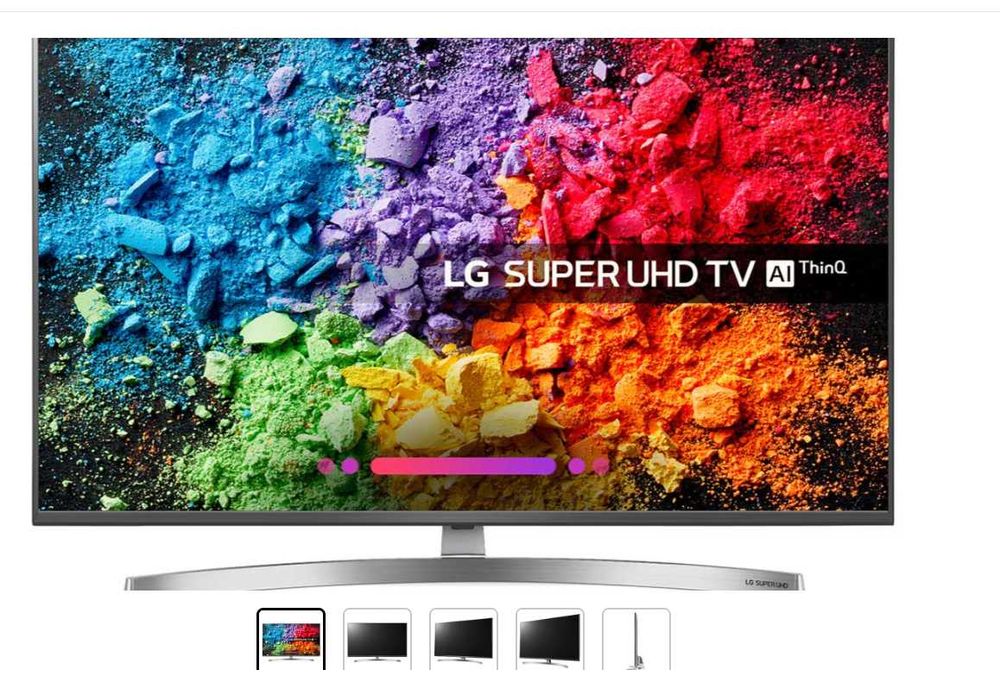 Televisão LG 49" LG NanoCell TV Danificada mas funcional