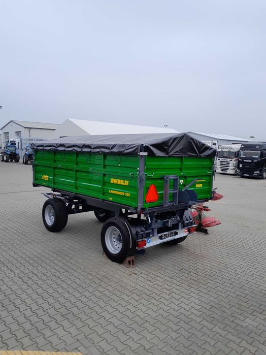 Przyczepa  IFA HW  HL 8011 - wywrotka 3 stronna 10-12 ton - Idealna