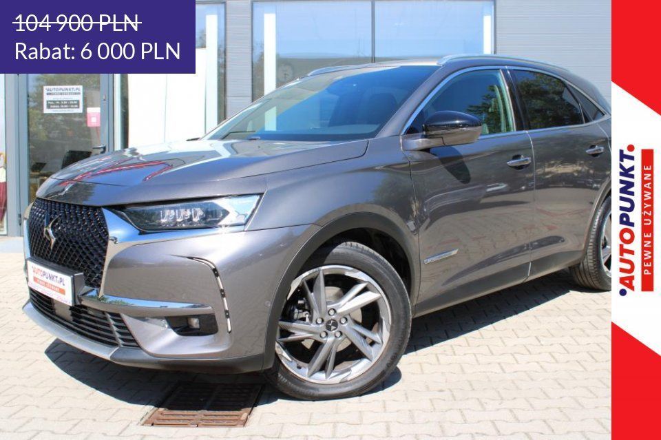 DS Automobiles DS 7 Crossback Grand Chic Rivoli, 2020r. | FV23% | 1WŁ | Kamera z tyłu/ z przodu | 3s