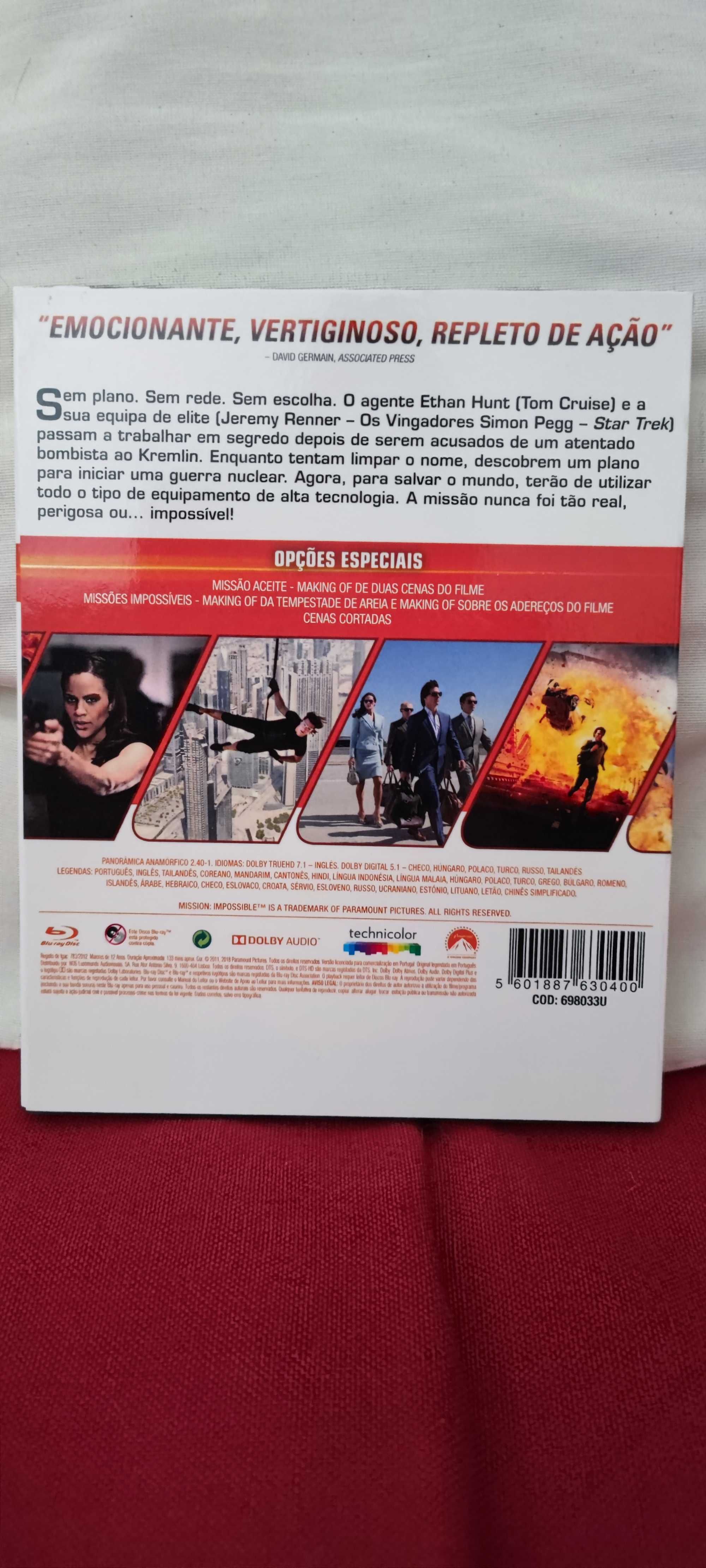 Planeta Terra a coleção I e II - BBC + Missão Impossível 4 em Blu-Ray